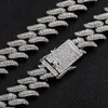 15mm Cuban Link Chains Necklace Fashion Hiphop Jewelry For Women Men Bling Iced Out Full Rhinestone Rapper Necklaces Collar209z
