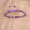 Strand 4mm Fine Beads Purple Crystal Bracelet Woven Lovers Yoga Ornaments