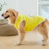 Dog Apparel Pet Big Dog T-shirt Cool Skateboard Vest Thin Breathable Section Golden Retriever Shepherd Labrador Large Dog Clothes 230520