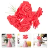 Decoratieve bloemen 50 pc's enkele nepbloemdecoratie Huis kunstmatige roos stengel faux rozen boeketten decoraciones para salas de casa