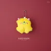 Porte-clés coloré un gros oeil monstre en peluche amoureux des animaux de compagnie bricolage porte-clés pendentif Couples porte-clés breloques voiture en gros X287