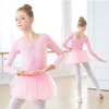 Dancewear Girls Ballet Leotards Kids Dance Bodysuits Ballet Tutu Dress Bubble Skirts Child Birthday Skirts Gymnastics Leotards 230520