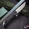 Alta qualità C5401 Large Flipper Coltello pieghevole D2 Satin Drop Point Blade G10 / Maniglia in lamiera di acciaio inossidabile Cuscinetto a sfera Fast Open EDC Pocket Folder Coltelli