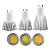 Glödlampor Super Bright LED Spotlight Bulb GU10 GU5.3LIGHT DIMBABLE 110V 220V AC 6W 9W 12W COB LAMP LIGHT GU 10 LEDLED