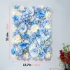 Decorative Flowers 3D Artificial Backdrop Wall Faux Roses Panel Wedding Decoration Silk Rose Backdrops For Home Baby Shower