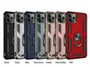 Anti-gall zırh 360 ° parmak yüzüğü telefon kasası arka kapak kılıfları iPhone 11 12 13 Mini 14 Plus Pro Max X XS XR XSMAX 6 7 8 Plus Kılıf Kapağı