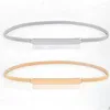 Belts Gold Silver For Women Dresses Elastic Stretch Female Waist Metal Plate Thin Ladies Dress Pasek