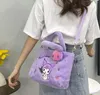 الفتيات أزياء Kawaii kuromi cartoon handbag فتاة لوليتا غير الرسمية أكياس حقيبة الأميرة