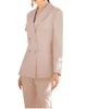 Dames tweedelige broek Business Suit 2 Outfits voor vrouwen Blazer met bruiloft Tuxedos Party Office Work Slim Fit