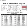 Bandringar Tigrade Solid 925 Sterling Silver Rings for Women 30ct Oval Cut Zirconia Diamond Solitaire Ring Wedding Band Engagement Bridal J230522