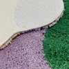 Dywany mieszane kolorowe fala sypialnia długa dywan puszysty pościel matka podłogowa drzwi domowe dekoracja domu