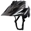 Casques de vélo Casque de vélo pour hommes nouveau vélo VTT noir mat gros calibre sports de plein air route de montagne Casco P230522