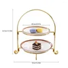 Piatti Layer Snack Rack Cake Multi Fruit Plate European With Good Quality Due Living Room Innovative Bowl Candy Tray