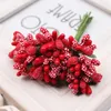 Decorative Flowers Berry Artificial Stamen Handmade Flower For Wedding Decorations Home Decor Party Pistil DIY Gift Box Garland Craft Fake