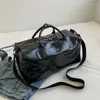 Duffel Taschen 2023 Leder Wasserdichte Reisetasche Für Frauen Duffle Weenkend Sport Yoga Multifunktionale 27L Große Kapazität