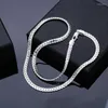 Chains ZG 925 Sterling Silver Rope Chain Necklace Stainless Steel Never Fade Waterproof Choker Men Women Jewelry Color Gi
