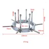 Половые игрушки для паров из нержавеющей стали металлическая анальная заглушка Полая разбрасывателя вагинального зажима зажима зеркала Регулируемое размер BDSM сдержанность BDSM