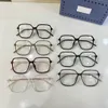 Dames bril met frame heldere lens mannen zonnegassen modestijl beschermt ogen uv400 met case 1277