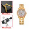 Polshorloges van hoge kwaliteit Rhinestone Women's Watch Elegant merk beroemde luxe zilveren Quartz Watches Ladies Business Relogio