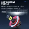 New 360 Degree Car Headlight Bulb H7 LED Light COB 12 Sides 10000LM 60W 6000K Lamp HB3 9005 HB4 9006 9012 Auto Fog Head Lights X12