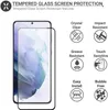 Full Glue Screen Protector för Samsung Galaxy S23 S22 S21 S20 Plus S10 Plus S8 S9 Note8 Fingeravtryck Lås upp krökt tempererat glas