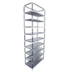 10 Tier 9 Grid Shoe Rack Shelf Storage Closet Boot Organizer Cabinet Portable