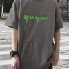 Rhude Mens T Shirt Wysokiej jakości projektant Tess Casual Fashion krótkie rękawy Europa Ameryka Mężczyźni Mężczyźni Kobiety za okrągłe szyję tshirts 003