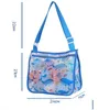 Aufbewahrungstaschen Kinder Strand Shell Tasche Hohl Mesh Reise Spielzeug Sammler mit Reißverschluss für Chilldren Drop Lieferung Hausgarten Housekee Org Dhwfr