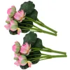 Decoratieve bloemen 2 PCS Simulatie Lotus Decoratie Wedding Tafel Decoraties Bulk kunstmatig