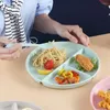 Zestawy naczyń obiadowych 3PCS Podzielone tablice Kontrola Kontrola wielokrotnego użytku obiadowy obiad dla dorosłych