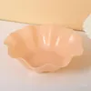 Plates Fruit Plate Plastics Tea Table Furnishings Ornaments Light Orange Living Room Lotus Leaf Modern