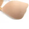 Bras Women Invisible Bra Super Push Up Bra Бесплатная самоклеящаяся липкая фитнес-фитнеса Свадебная вечеринка перед фронтом без бретелек A B C D E F CUP T230522