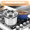 Assiettes 1 Set Cire Melting Pot Chocolat Melter Beurre