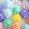 Diğer Etkinlik Partisi Malzemeleri 5 PCS Düğün Dekoratif Kağıt Pompomlar Pompom Pom Poms Çiçek Topları Parti Dekor Doku Doğum Günü Noel Diy dekorasyon 25cm Dia 230522