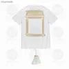 Men's T-Shirts 6N1X 1AH9 Designers t Shirts Summer Mens Womens Loose Offs Tees Fashion Tops Man s Casual Shirt Luxury Clothing Street Shorts Sleeve Brands White L230518