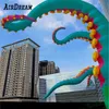 Amazing Large Customized colourful Inflatable Octopus Claw Devilfish legs Blow Up Octopus tentacle Leg For Building Roof Decor