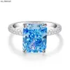 Band Rings Wong Rain Luxury 100 925 Sterling Silver Crushed Ice Cut Aquamarine High Carbon Diamond Gemstone Engagement Fine Jewelry Ring J230522