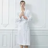 Vêtements de nuit pour femmes peignoir japonais pour hommes et femmes longs printemps automne amoureux minces chemises de nuit absorbantes robe de chambre de mariée