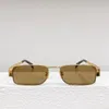 Gafas de sol para hombres, mujeres, diseñadores de verano, estilo 4S256, placa retro antiultravioleta, marco completo, caja aleatoria