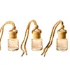 8ML Car Perfume Bottle pendant Perfume ornament air freshener for essential oils diffuser fragrance empty Glass Decorative hanging ornaments