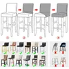 Storage Bags Reusable Pub Counter Stool Chair Covers Slipcover Stretch Removable Washable Dining Room For Kitchen