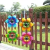 Decorative Flowers & Wreaths Metal Flower Sculpture Wall Art Decoration Outdoor Stakes Colorful Yard Garden Interior Iron Party DecorDecorat