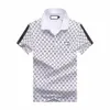 Camisa de pólo de moda masculina camisetas italianas de luxo masculino de manga curta de manga curta Camiseta de verão masculino de várias cores Disponível M-3xl 620
