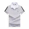 2023 Designer Polo Uomo Luxury Polo Casual Uomo Polo T Shirt Snake Bee Lettera Stampa Ricamo Fashion High Street Mens PolosMolti colori sono disponibili Taglia M-3XL - G