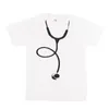 Erkek Tişörtleri Resmi Stetoskop Yenilik T-Shirt Lisanslı Grup Tüm Boyutlar Yüksek Kaliteli Özel Baskılı Tops Hipster