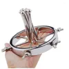 Brinquedos sexuais para casais aço inoxidável metal anal plugue oco Hollow Dilator vaginal Clamp Especulum espelho de tamanho ajustável BDSM Restrição