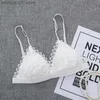 BHs Sexy Frau BH Blumenspitze BH Drahtfrei Bralette Dessous Weiblich Nahtlos Ungepolsterter transparenter Büstenhalter Dessous 1/2PCS T230522