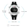 CWP 2021 KT MENS SPORTS DIGITAL LED WITH SILICONE STRAP MALE WRISTWATCH防水2回タイムウォッチRelogio Masculino299D