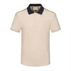 2023 Hoogwaardige lente Luxe Italiaanse T-shirtontwerper Polo Shirt High Street Borduurwerk Gedrukte kleding Merk Polo Shirt bedrukte kleding Heren