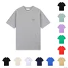 Herren T-Shirt Amis De Coeur T-Shirts Kurzarmhemden Männer Designer Top Frankreich Mode gesticktes Herzmuster Rundhalsausschnitt Paris T-Shirt 0DR4